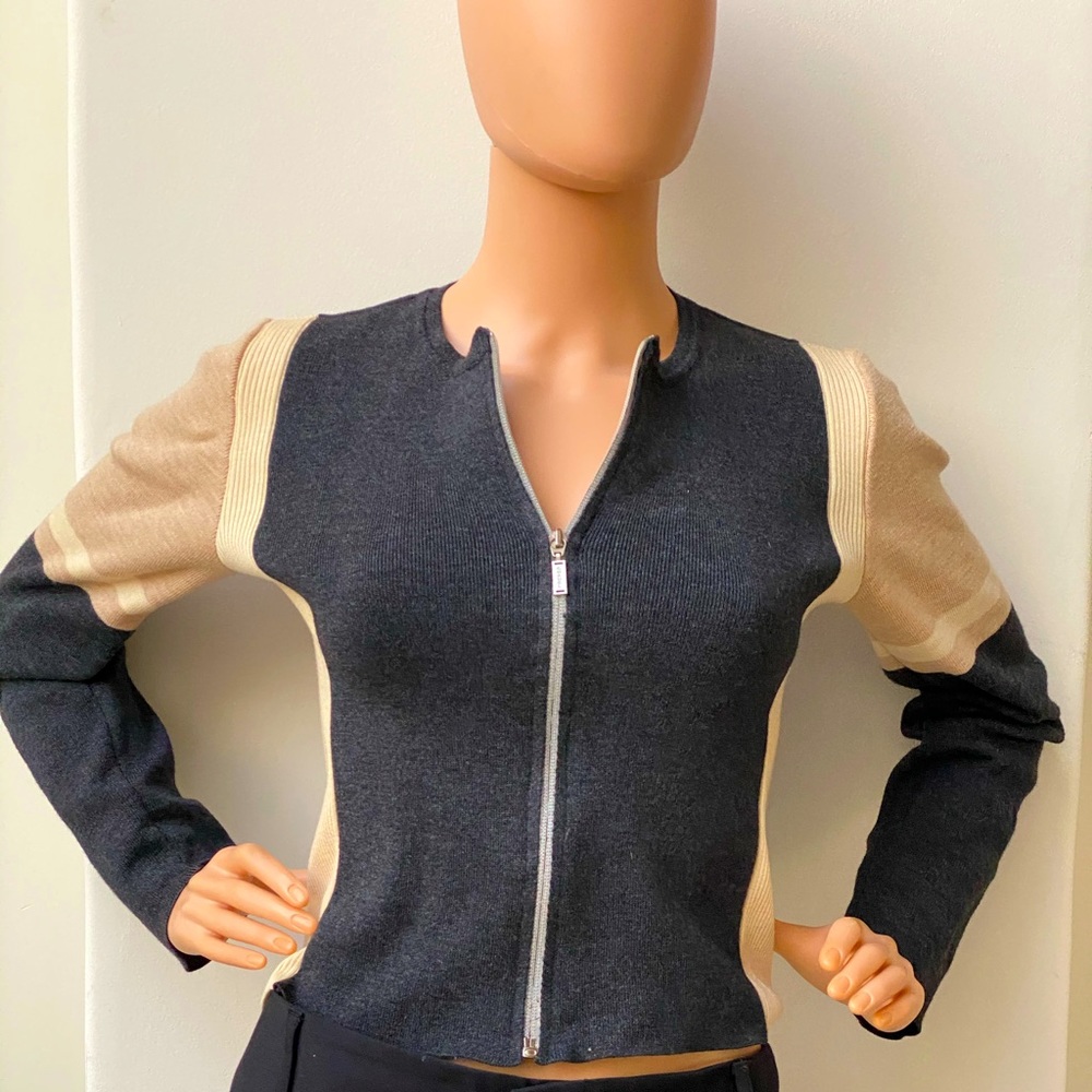 Chanel Zip Cardigan